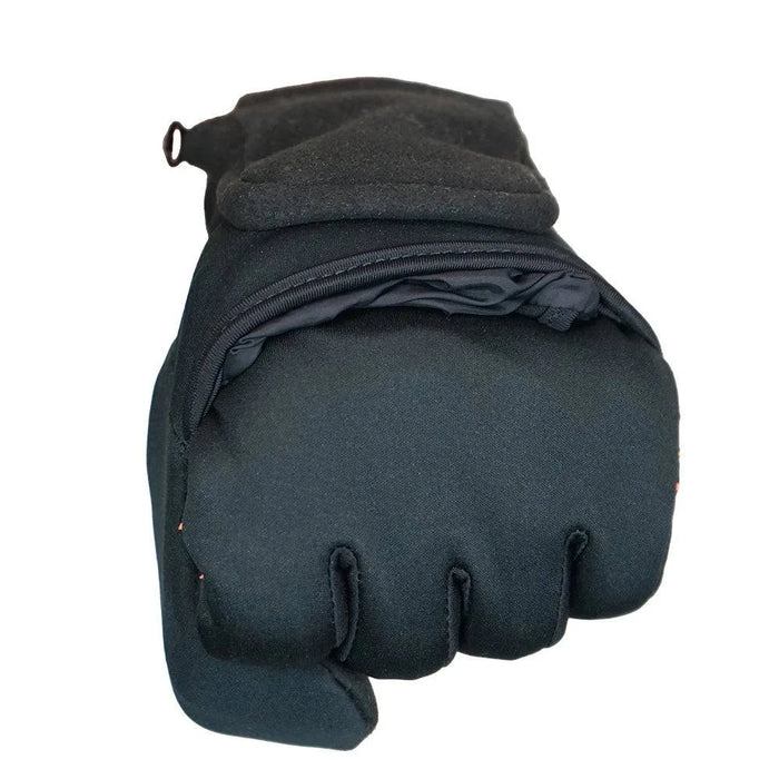 HEAT FlexDuo | Thin heated gloves with fold-out hood - BeWarm