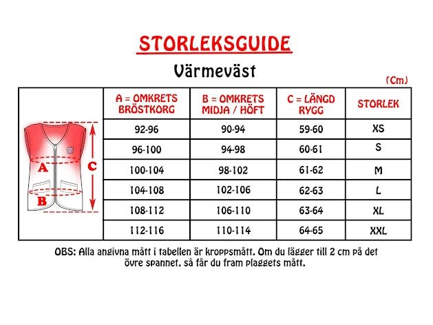 Värmeväst Fleece - BeWarm